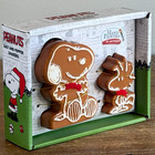 Peanuts Snoopy Woodstock Gingerbread Salt And Pepper Shakers Hand Painted Set