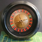 Vintage Athol Research  714 Plastic Roulette Wheel Game W  Felt Mat And Chips