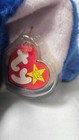 Ty Beanie Babies Large 15  Royal Blue Elephant Peanut Plush Toy Nwt