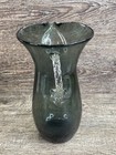 Vintage Hand Blown Smokey Gray Martini Cocktail Pitcher