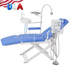 Dental Folding Chair Air Turbine Set Blue 6led 8w 9w Oral Light For Dental Chair