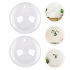 2 Pcs Wall Aquarium Hanging Fish Bowl Acrylic Planter Clear Vase