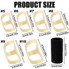 11pcs Oval Finger Splints   Sleeves Kit 6 Pcs Graduated Oval Trigger Finger S   