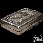 Antique Sterling Silver Vinaigrette Box Uk Silversmith F Clark 1825-26 12g Fine