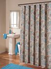 Spring Home Paisley Fabric Shower Curtain Size 72 X 72 Inch Multi Color