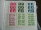 Gb Qeii Wilding Cylinder Blocks Etc  Collection In Large S book Mnh Stamps