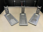 3 Pack Pistol Display Stand  Honeycomb Design  Black  Glock Compatible
