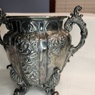 Vintage Silver Plated Urn Champagne Ice Bucket Antique Big 10  Tall Victorian