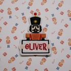 Custom Christmas Embroidered Name Tag Patch Iron-on Your Name Personalized Gift