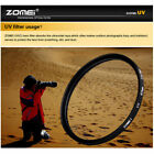 Zomei 52 55 58 62 67 72 77 82mm Ultra-violet Uv Lens Protecter For Camera Dslr