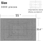 Jigsaw Puzzle Mat Roll Up - 3000 Pieces Large Puzzles Saver Board