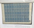 Antigua Qv 1870 Stamp Duty Issues In Complete near Complete Panes