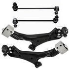 4pcs Front Control Arm Ball Joint Sway Bar For Saturn Vue 08-10 Suzuki Xl7 07-09