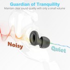 Ear Plugs For Sleeping Noise Cancelling Earplugs 45db Noise Reduction Silicone C