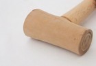 Natural Rawhide Mallet With 2 Sizes 1 And 1 25 Inch Face