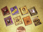 Gilderoy Lockhart Books Set Of 8 Blank Paper Pages Miniature Witch Wizard Potter
