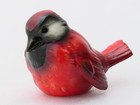 Goebel Red Cardinal - W Germany - Porcelain Birds - Cv 72 And Cv 74