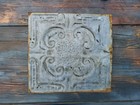 Vintage Ceiling Tin For Crafts Patch Work Home Decor 12x11