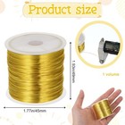 Gold Wires For Jewelry Making  328ft 0 4mm Tarnish Resistant Beading Wire 26 Gau
