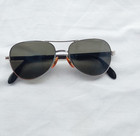 Vintage Art Craft 6 Pilot Sunglasses Size 56 1 20 Green-white Gold 12k Gf
