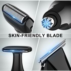 Upgraded Mens Back Shaver Body Grooming Kit Body Trimmer  arm chin Beard Trim   