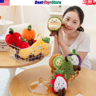 10 Styles Cute Fruit Plush Toy Soft Stuffed Plushie Kids Doll Baby Gift