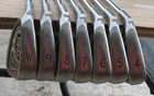 Lh Ping I15 Iron Iron Set 4-pw Stiff Flex Awt Steel Shafts Left Handed I-15