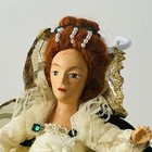 Vintage Peggy Nisbet 8  Queen Elizabeth I 1533-1603 Rhinestone Portrait Doll Nwt