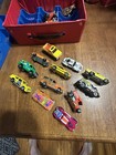 Vintage 1980   s Hot Wheels Lot With Red Tara Toy Car Case 24 Diecast With 2 Trays