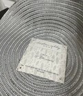 Silver 15  Round Woven Placemats  Christian Ashley Home Set Of 6 Nwt