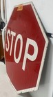 Stop Sign 24  Authentic Retired Street Traffic Road Sign Lot 4-81