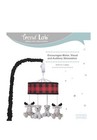 Trend Lab Gray chevron  Lumberjack Musical Crib Mobile  Baby Mobile  Nursery