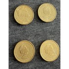Lot Of 4 Australia  2 Two Dollar Coins 2021 Resilience 2020 Courage 2019 Police