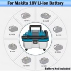 3 In 1 Wet dry blow suction Vacuum Cleaner For Makita 18v Battery With Filter