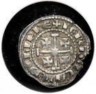 Crusaders  Cyprus  Hugh Iv  1324-1359  Silver Gros  Ngc Xf40