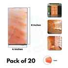 Himalayan Salt Bricks   Tiles  20-pack  Ideal For Salt Spa   Sauna  Size  8x4x1