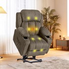 Flexispot Elderly Power Lift Recliner Chair Sofa Massage And Heat Cup Holders 