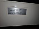 Johnny Cash Live New York George Kalinsky Signed In Excellent Condition  