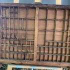The Hamilton Co Printing Press Divided Shelving Letterpress  Printers 17    By 23   