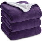 Cozy Reversible Sherpa Fleece Blanket Thick Soft Warm Throw Perfect Gift New