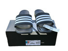 Adidas Men   s Adilette Comfort Slides Sandals Black Navy Multiple Sizes New