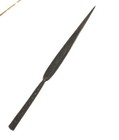 African Hand Forged Ornate Tribal Battle Hunting Spear Head 17 Inches Long