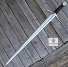 Hand Forged Carbon Steel Viking Sword Battle Ready Medieval Arming With Scabbard