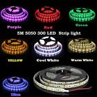 Bright 5050 Rgb Waterproof Smd 300 Led Flexible Strip Light 12v 5m 16 4ft Us