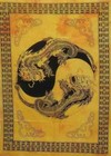 Indian Bohemian Yin   Yang Yoga Mat Mandala Tapestry Hippie Cotton Wall Hanging