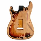 Relic Electric Guitar Body Nitro Alder Strat Style Hsh Diy Body 3 Tone Sunburst