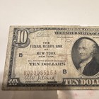 1929  10 Federal Reserve Bank Note New York  b  Serial B02303515a