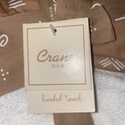 Crane Hooded Towel - 100  Cotton Terry Cloth  Neutral Dot  30  X 30   Hooded    