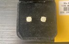 Authentic Vvs1 14k Yellow Gold Square Earrings 