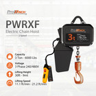 Prowinch 3 Ton Electric Chain Hoist 2-speed 208-240 440-480v 3 Phase G100 30ft